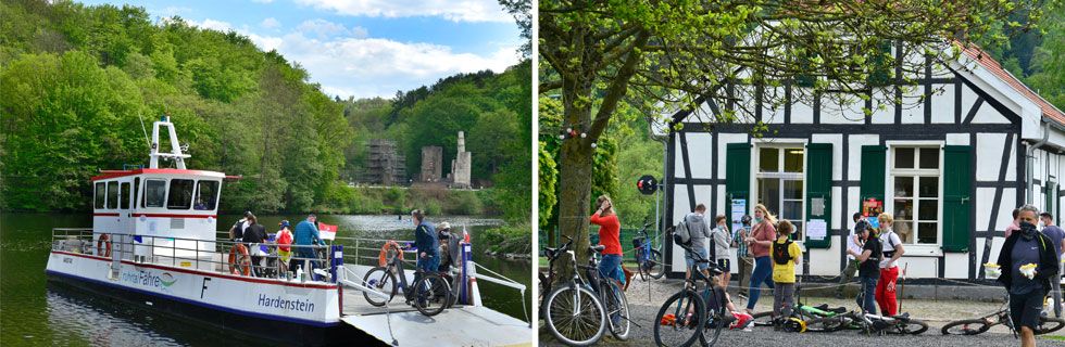 Ruhrtalfähre und Schleusenwärterhaus